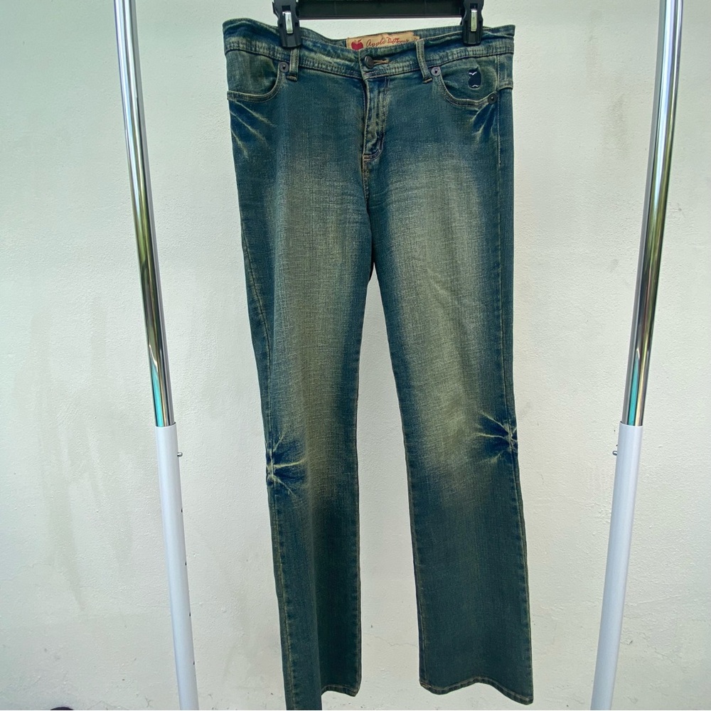 Y2K Apple Bottom Low Rise Bootcut Jeans Size 11/12